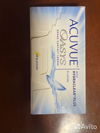 Линзы acuvue oasys 2.75 и 4.25 двухнедельные