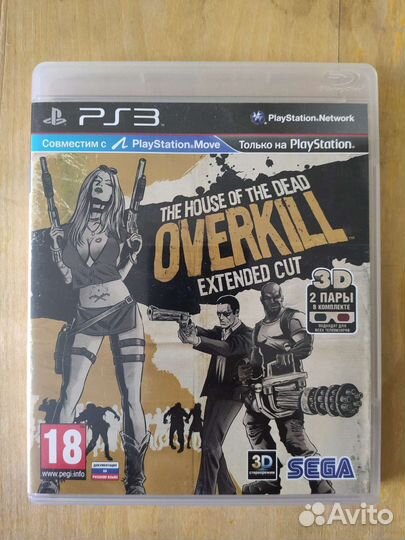 Игра PS3 House of the Dead Overkill, Move