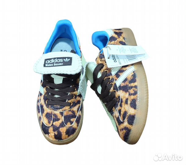 Adidas samba wales bonner leopard