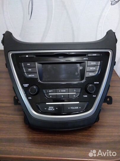 Штатная магнитолла Хендай элантра 5