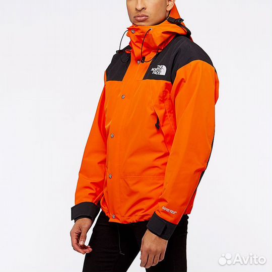 THE north face 1990 Collection Windbreaker Jackets Men Persian Orange (XL)(15)