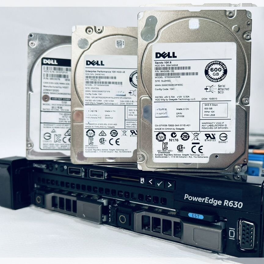 [E5-2687WV4] Сервер Dell R630 8sff 64gb 2400 E5-2687wv4