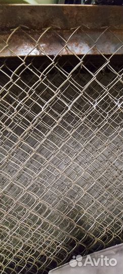 Забор сетка на уголках