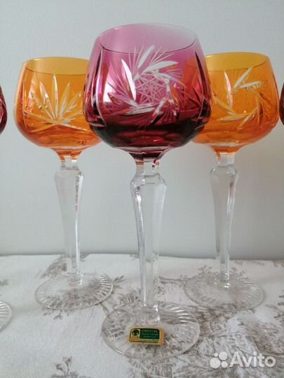 Хрустальные фужеры ручной работы Германия
