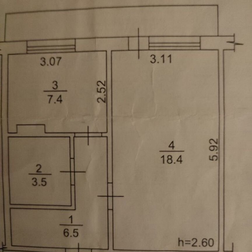 Квартира 1-комн. 35 м² в Стрежевой — фото 10 из 10