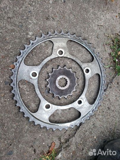 Цепь, звезды Suzuki v-strom 650