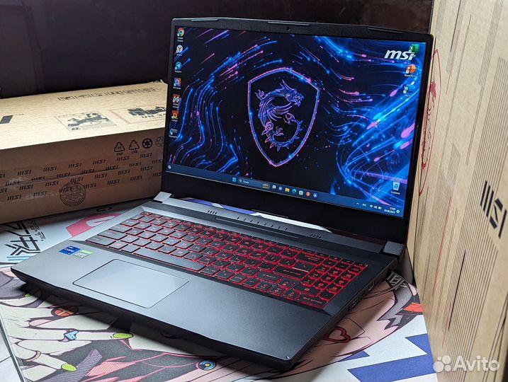 Msi Katana i7-11 + RTX 3060 как new