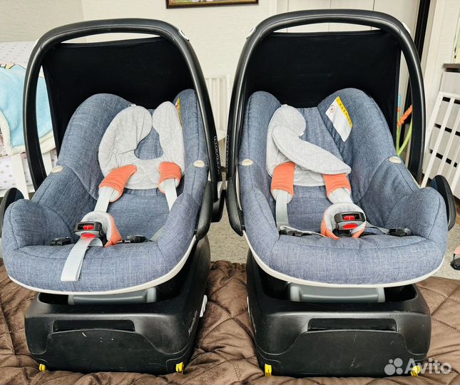 Автолюлька maxi cosi pebble с базой