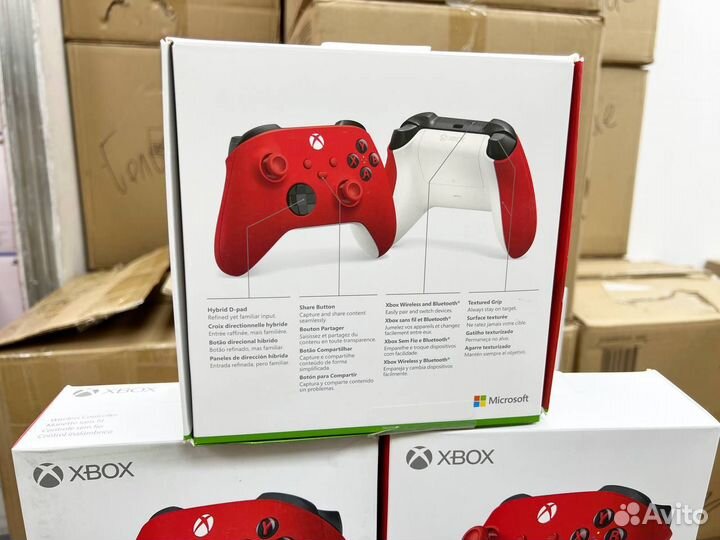 Xbox джойстик Красный Pulse Red