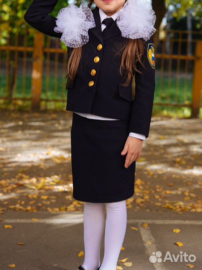 Китель для девочки 122-128 7-8 лет