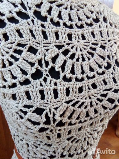 Платье вязаное женское