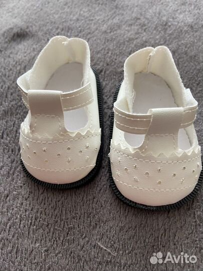 Туфли кукольные 6 см по стельке