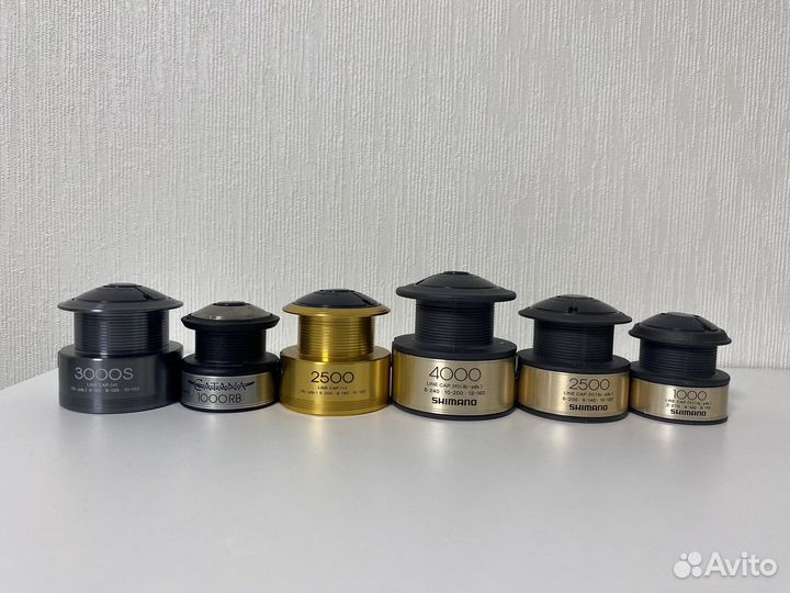Shimano шпуля в ассортименте