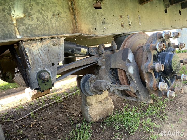 Установка 4 оси на полуприцеп