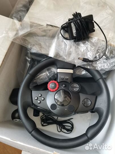 Игровой руль logitech driving force gt