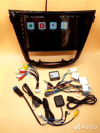 Магнитола андроид Ниссан Кашкай, Х-Трейл 2014г+