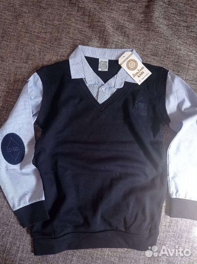 Рубашка обманка школьная