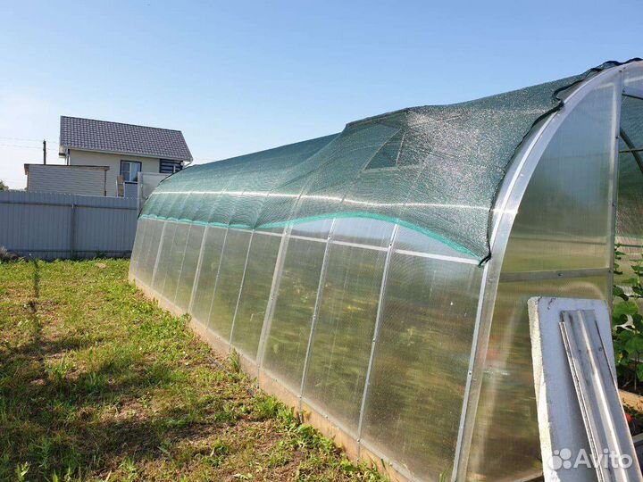 Сетка затеняющая для теплиц, тень от солнца