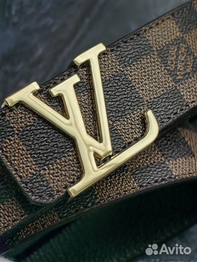 Унисекс Ремень Louis Vuitton Коричневый