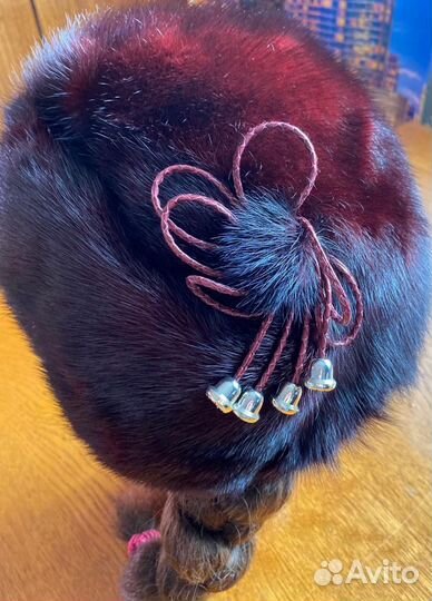 Шапка норковая женская