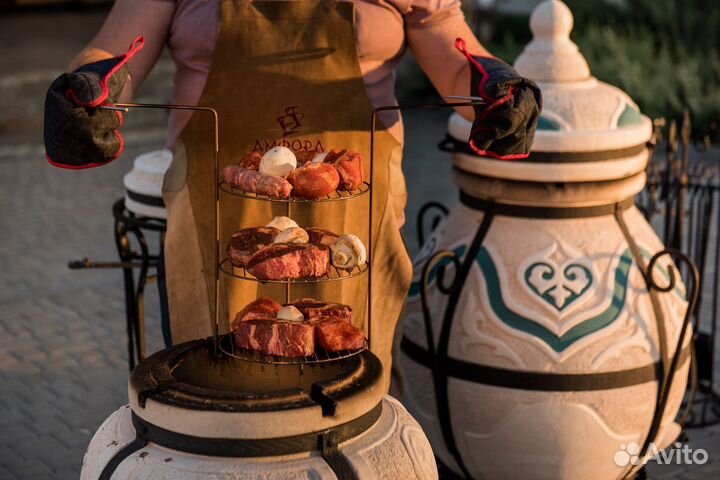 Э3/29 Этажерка решетка-гриль 3-х ярусная большая