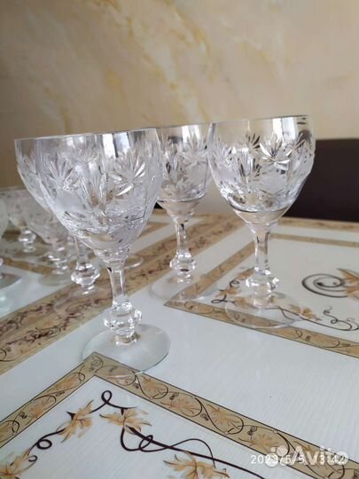 Хрустальные фужеры бокалы СССР