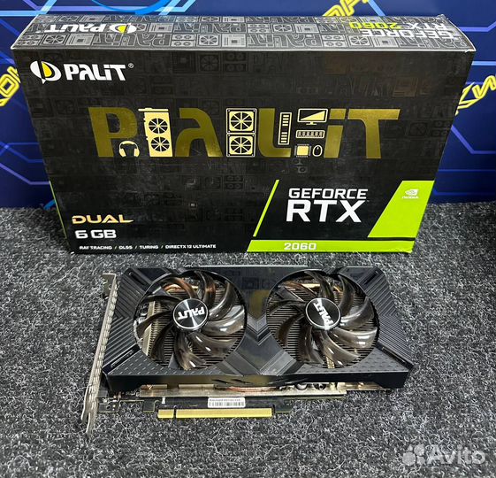 Видеокарта Palit Dual GeForce RTX 2060 6GB