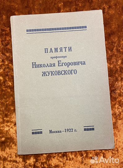 Памяти профессора Н.Е. Жуковского