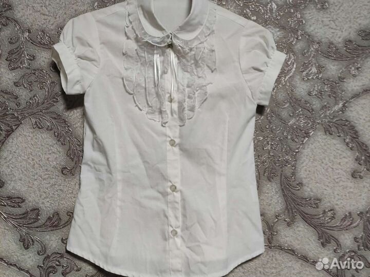 Блузка школьная, р. 134,новая,цена 600
