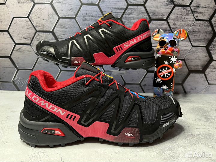 Кроссовки salomon speedcross 3 красный