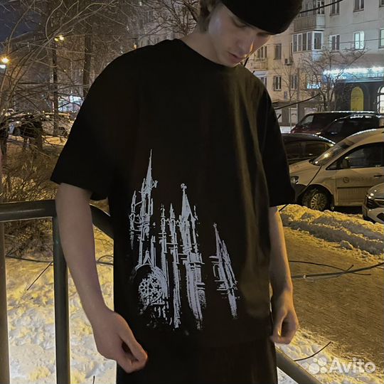 Футболка opium oversize y2k