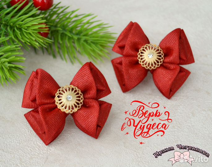 Бантики на первые хвостики, резинки, заколки