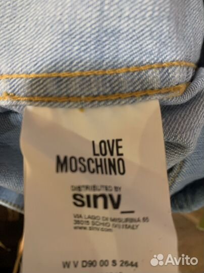 Джинсовое платье love moschino из США