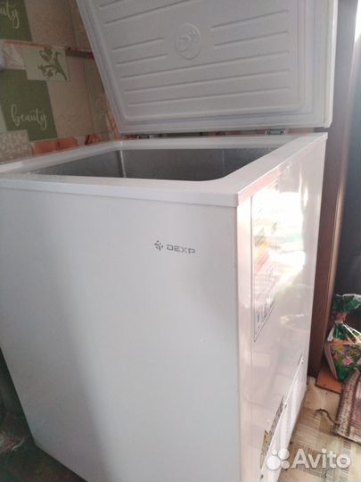 Морозильный ларь dexp CF-D150MA/W белый