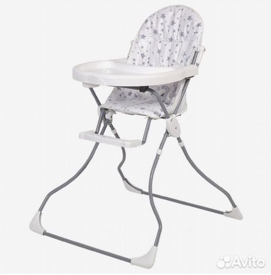 Стульчик для кормления бежевый звезды