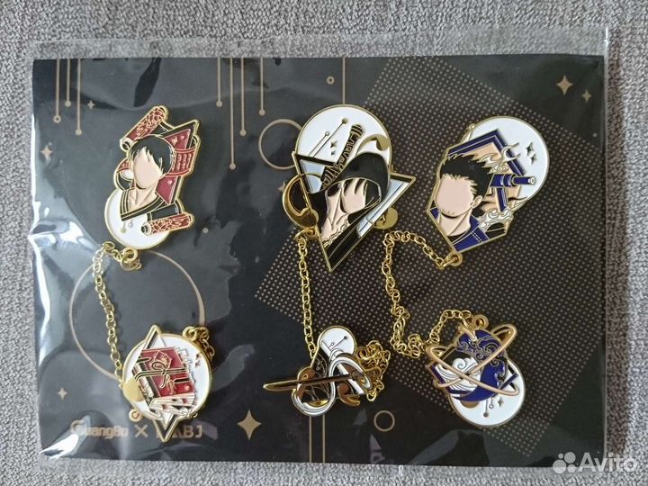 Металлические пины Магическая битва, по Гробницам