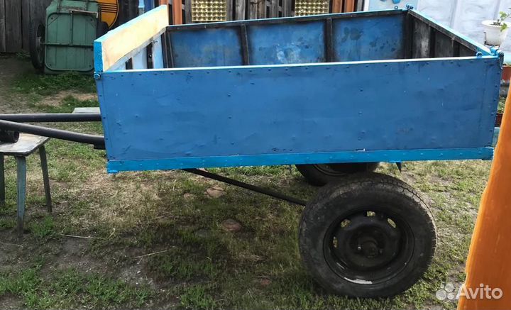 Телега для мини-трактора бу