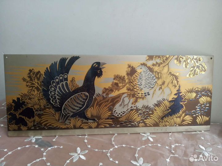 Панно плакетки чугун, гравюры на металле