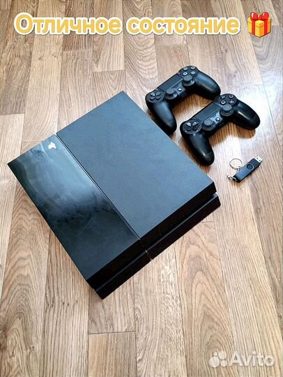 PS4 1тб / 30 игр / 2 джоя