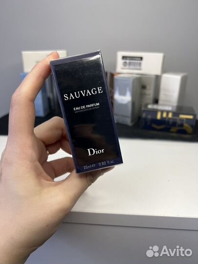 Dior sauvage eau DE parfum тестер 25мл