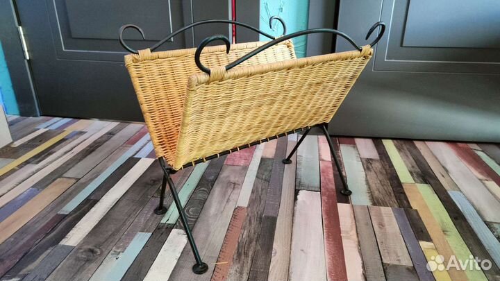 Подставка для вина, журналов винтажная Франция