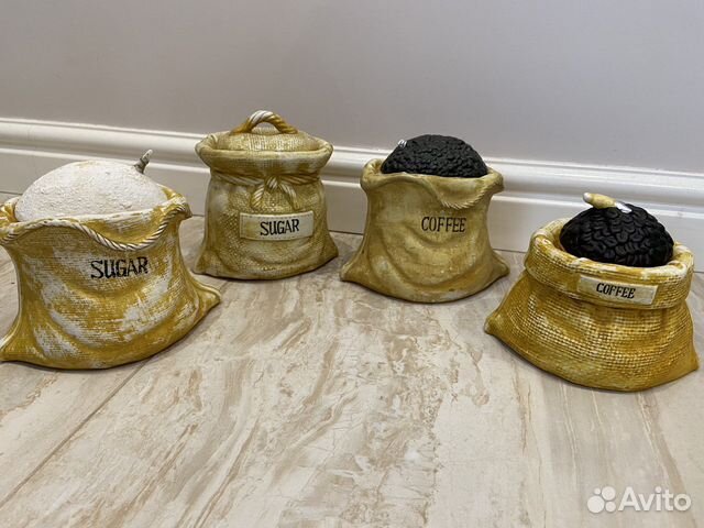Сахарницы и кофейницы 4 штуки