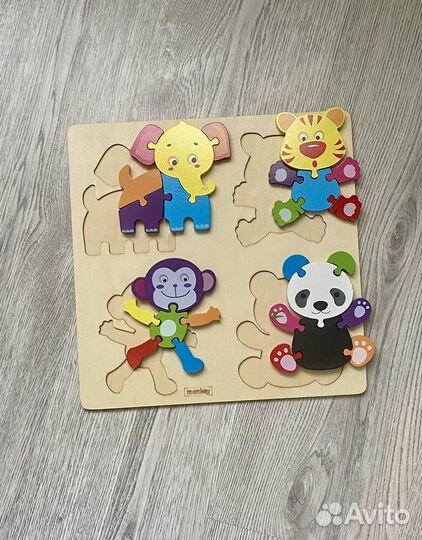 Деревянная рамка с вкладышами