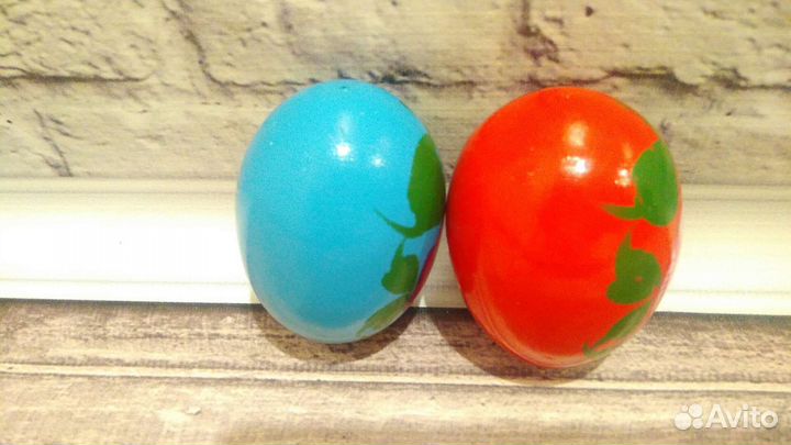 Пасхальные деревянные яйца