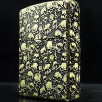 Новая Zippo Chrome custom Skull