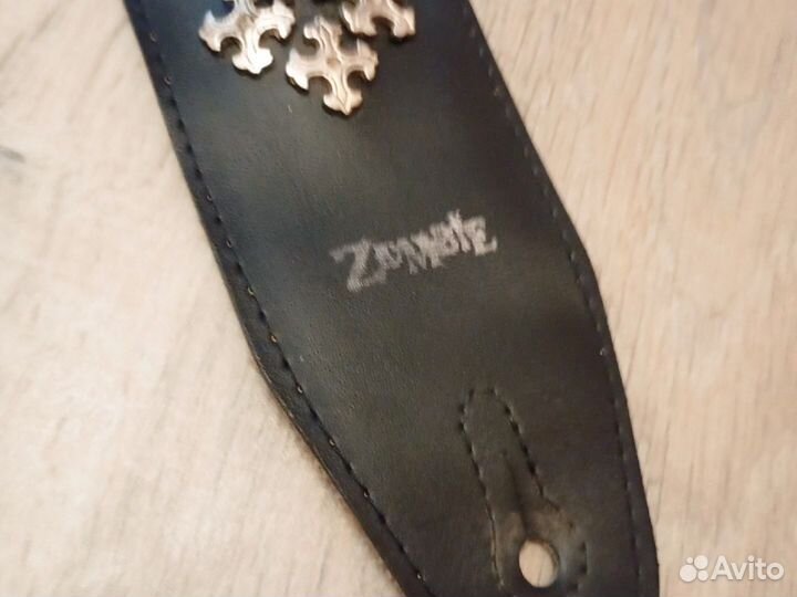 Ремень для электрогитары/ нат кожа