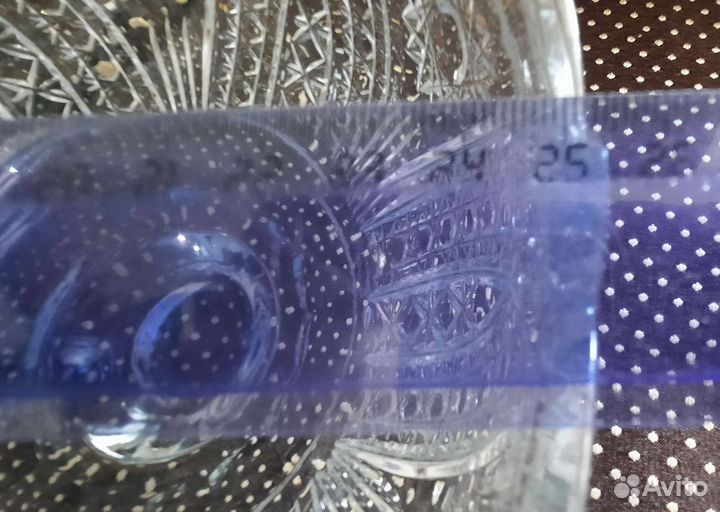 Ваза хрустальная высокая