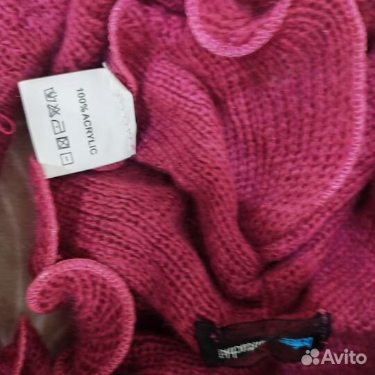 Шарф и перчатки комплект