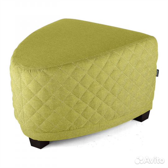 Пуф Tokio, рогожка зелёный