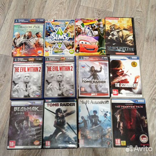 Диски с играми на пк